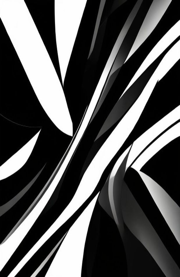 Black And White Abstract Wallpaper