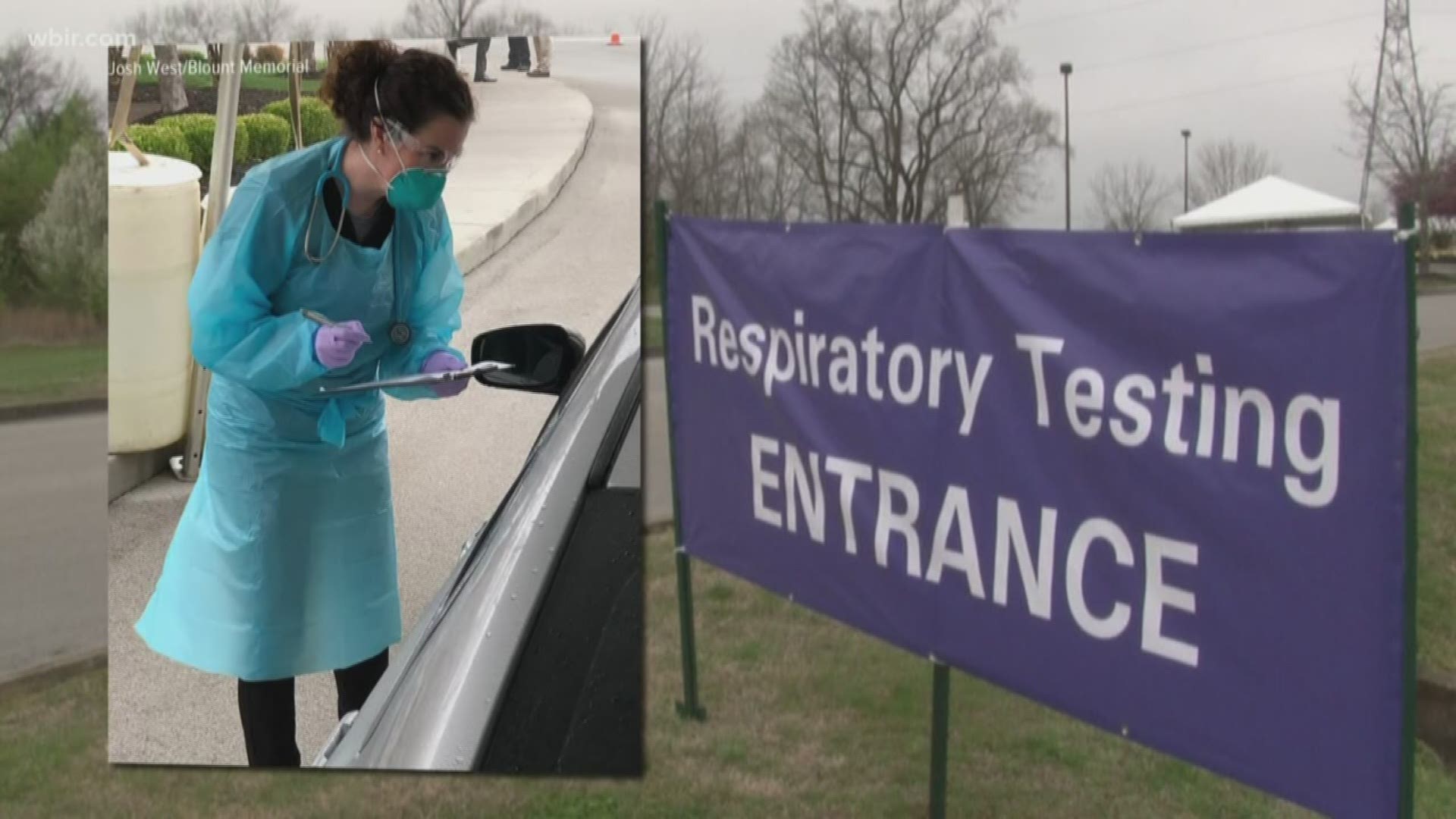 Blount Memorial Opens Drive Through Coronavirus Screening Site In