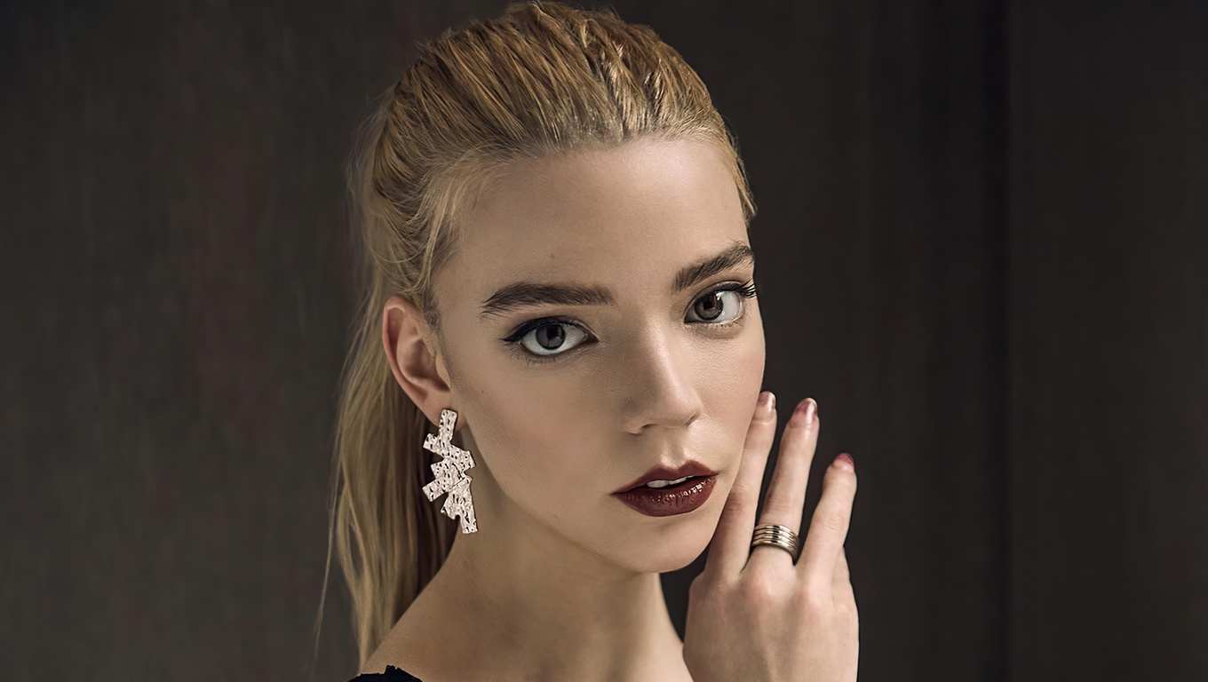 Anya Taylor-Joy in a Close-Up Portrait