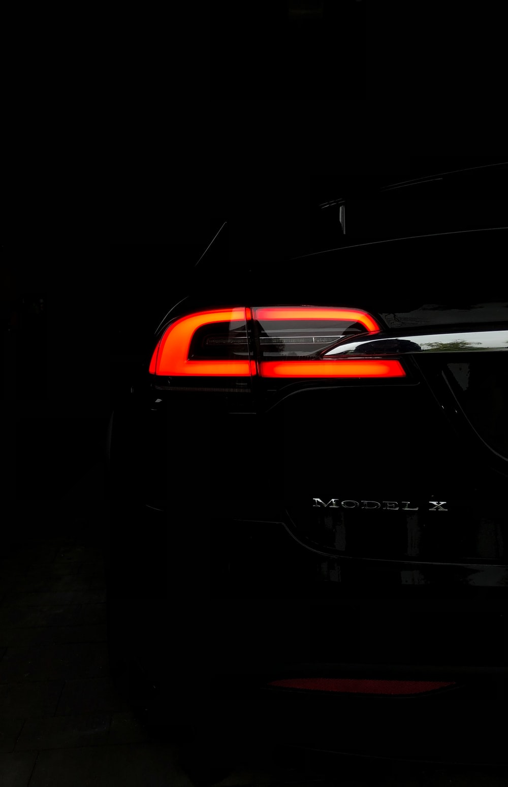 Taillight Of Model X Vehicle Photo Car Image