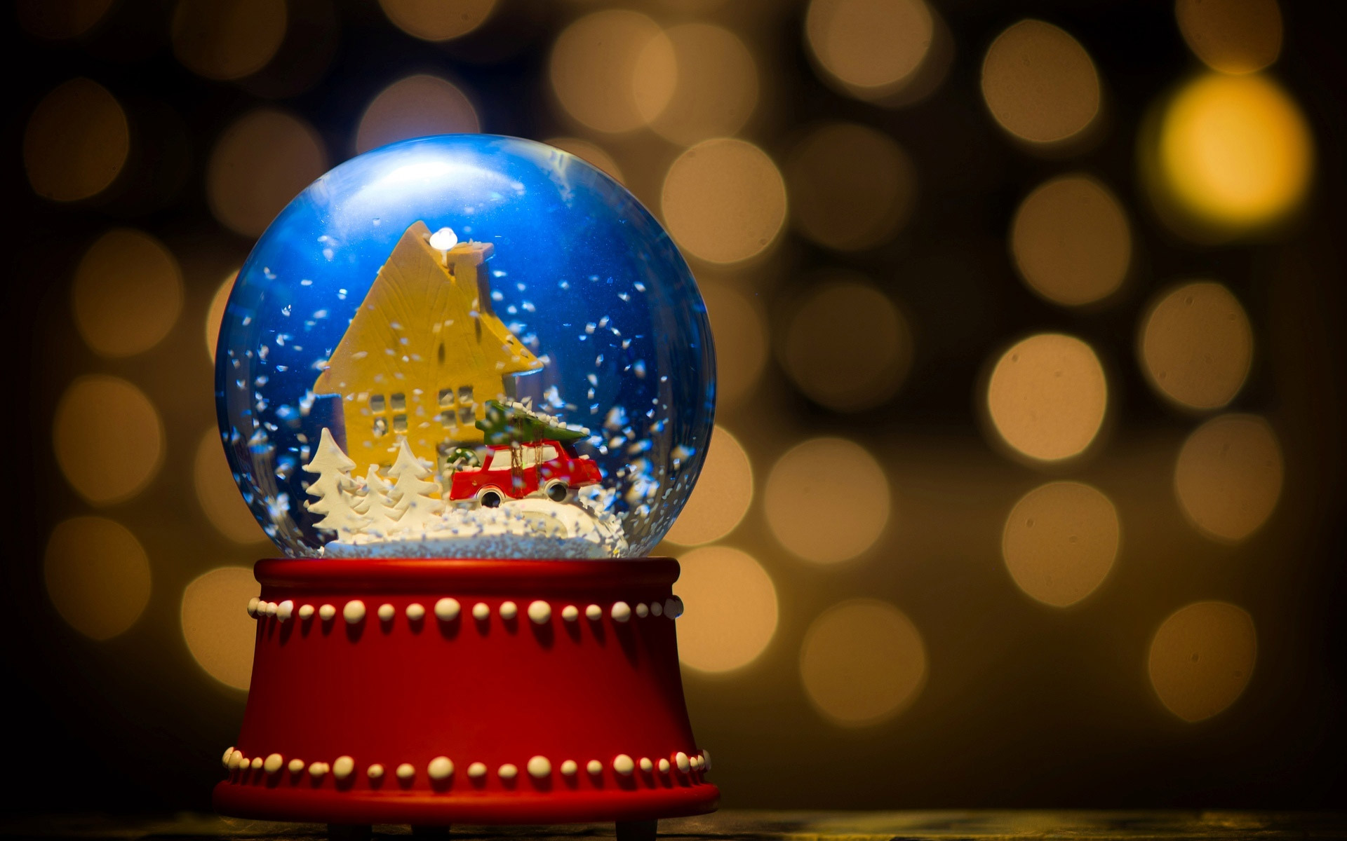 Christmas Snow Globe Puter Desktop Wallpaper Pictures