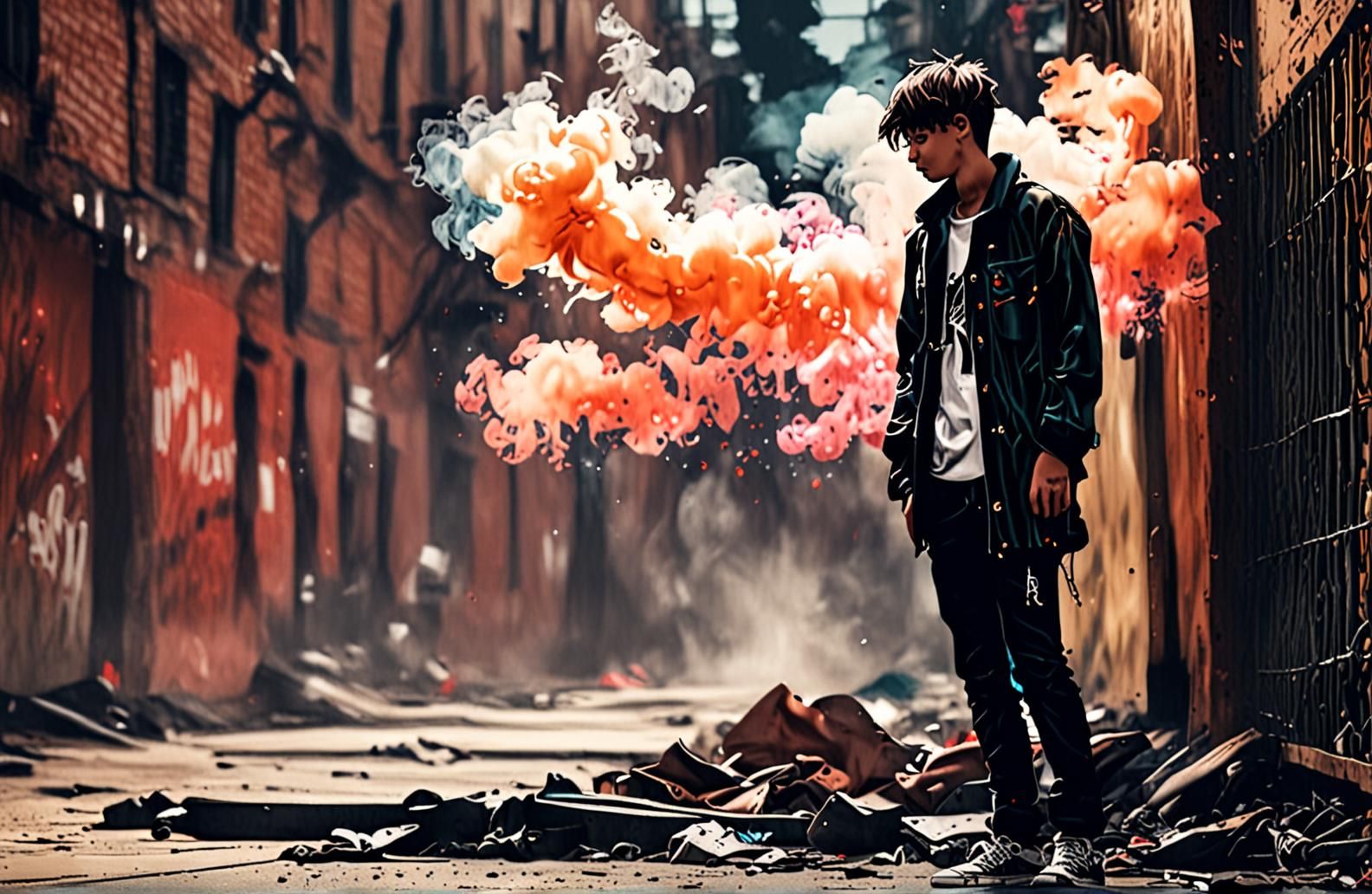 Smoker Boy Wallpaper