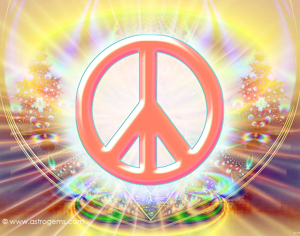 Colorful Peace Sign Desktop Wallpaper Background Pic Html