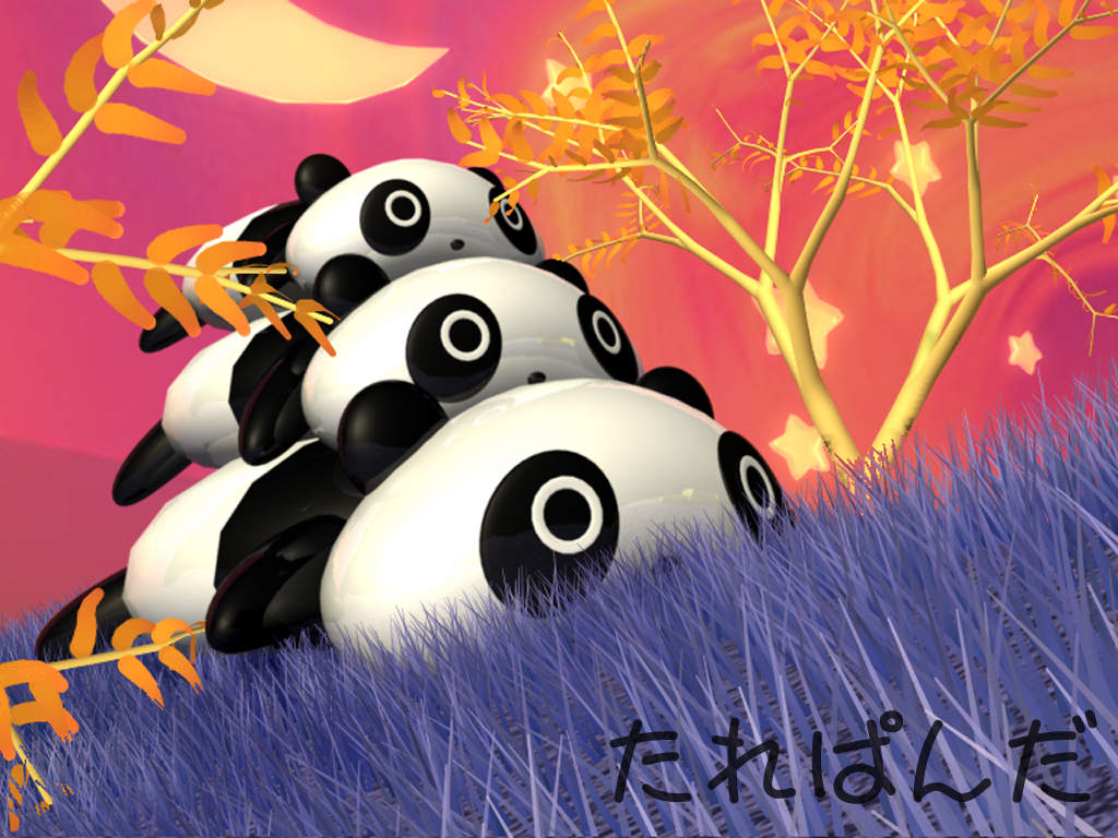 Cute Panda Cartoon Wallpaper Funny Tare
