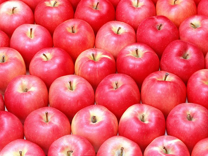 Apples Abundant Harvest Of Fruit Red Apple Background