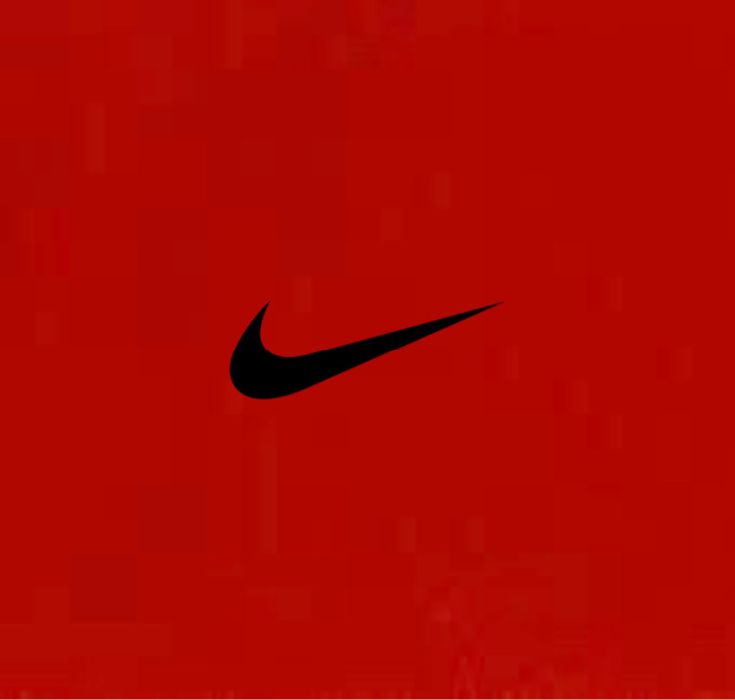 Red Nike Running App Logo Icon Design Dark