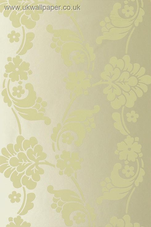 Anna French Wild Flora Velvet Jacquard Wallpaper Olive