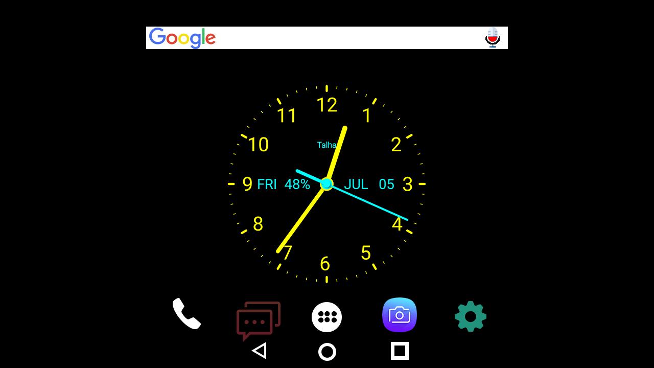 Live Analog Color Clock Kit HD Wallpaper For Android Apk