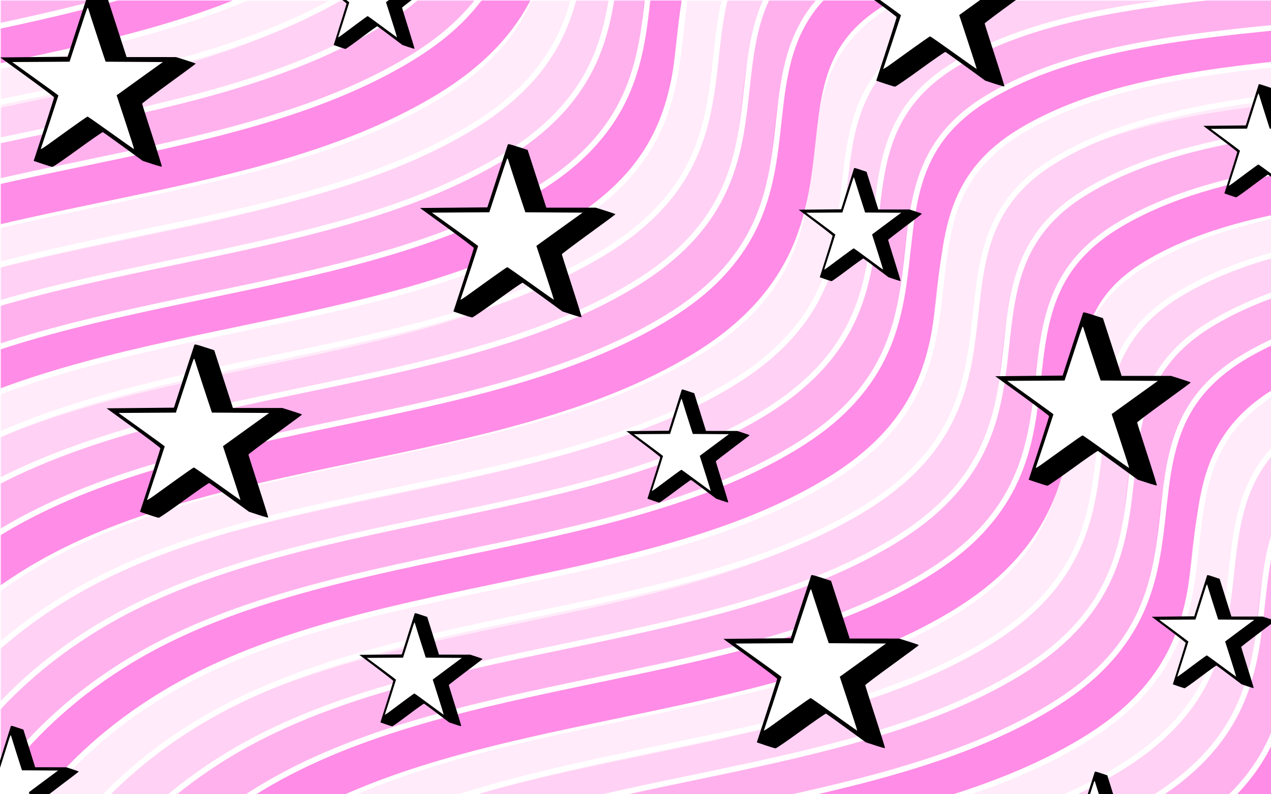 Aesthetic Pink Star Swirls Background iPhone Wallpaper