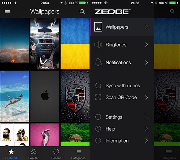 Zedge Ios App Wallpaper Ringtones For iPhone iPad