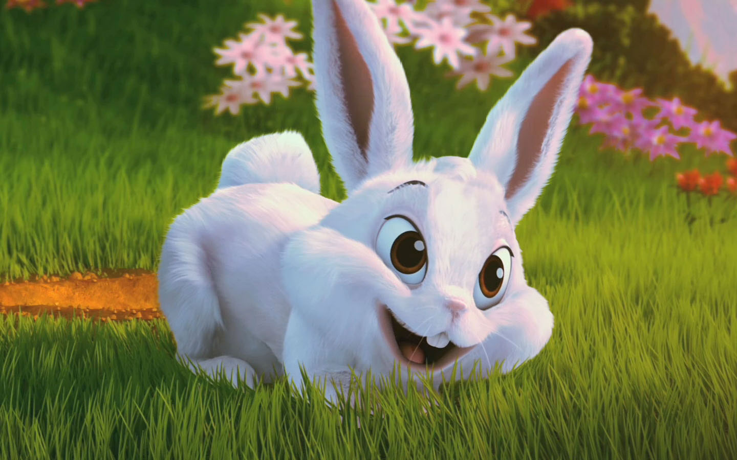 Happy Bunny Illustrator Wallpaper Ics Desktop Background