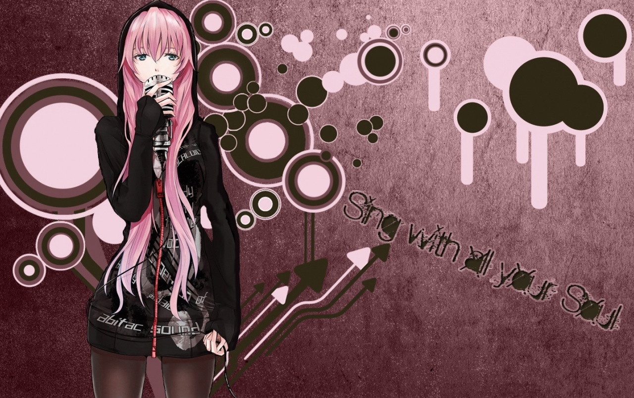 Megurine Luka Vocaloid Wallpaper Stock