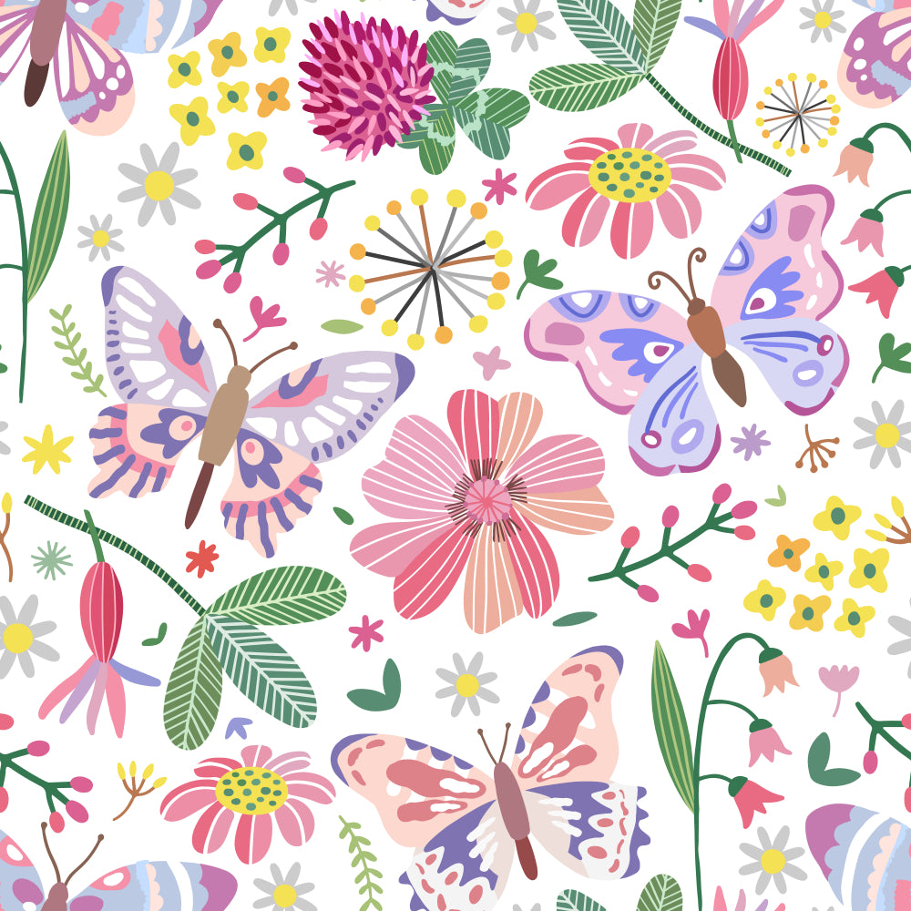 Floral Butterfly Wallpaper Myindianthings