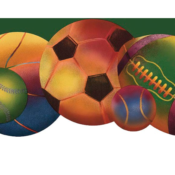 🔥 [43+] Sports Ball Wallpaper Border WallpaperSafari