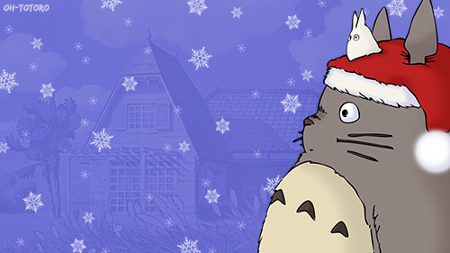 Christmas Totoro Desktop Background 3so It Seems That Some Of You
