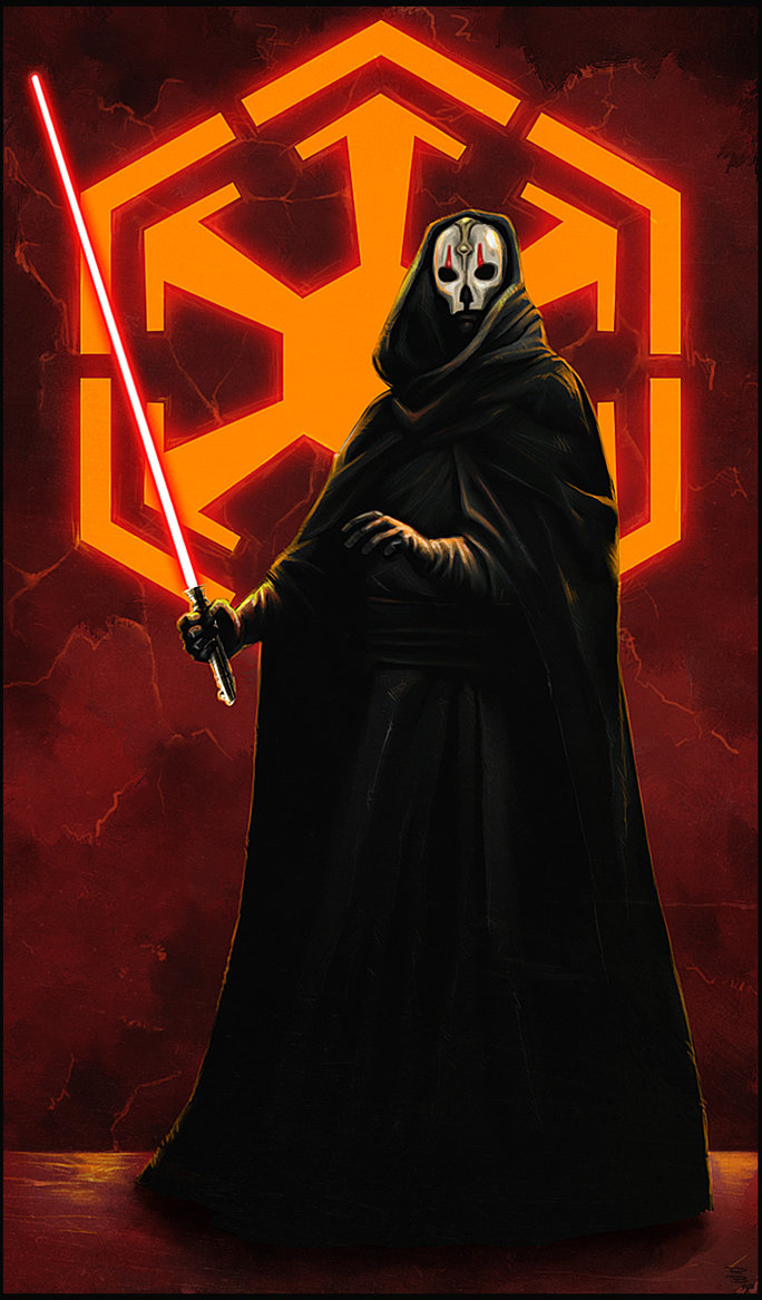 Download Enigmatic Darth Nihilus Wielding a Flaming Orb Wallpaper   Wallpaperscom