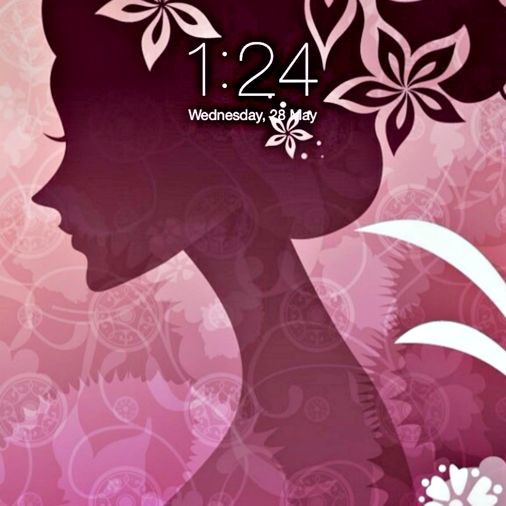 Girly iPad Lock Screen Wallpaper Girls Designed Home