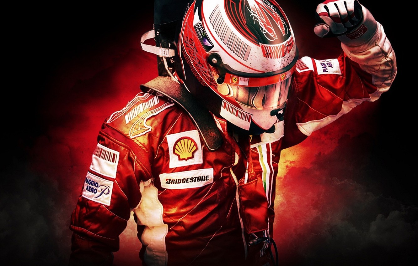 Wallpaper Helmet Racer Ferrari Formula Image For Desktop