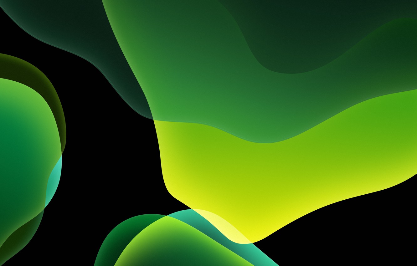 Wallpaper green dark background iOS 13 images for desktop