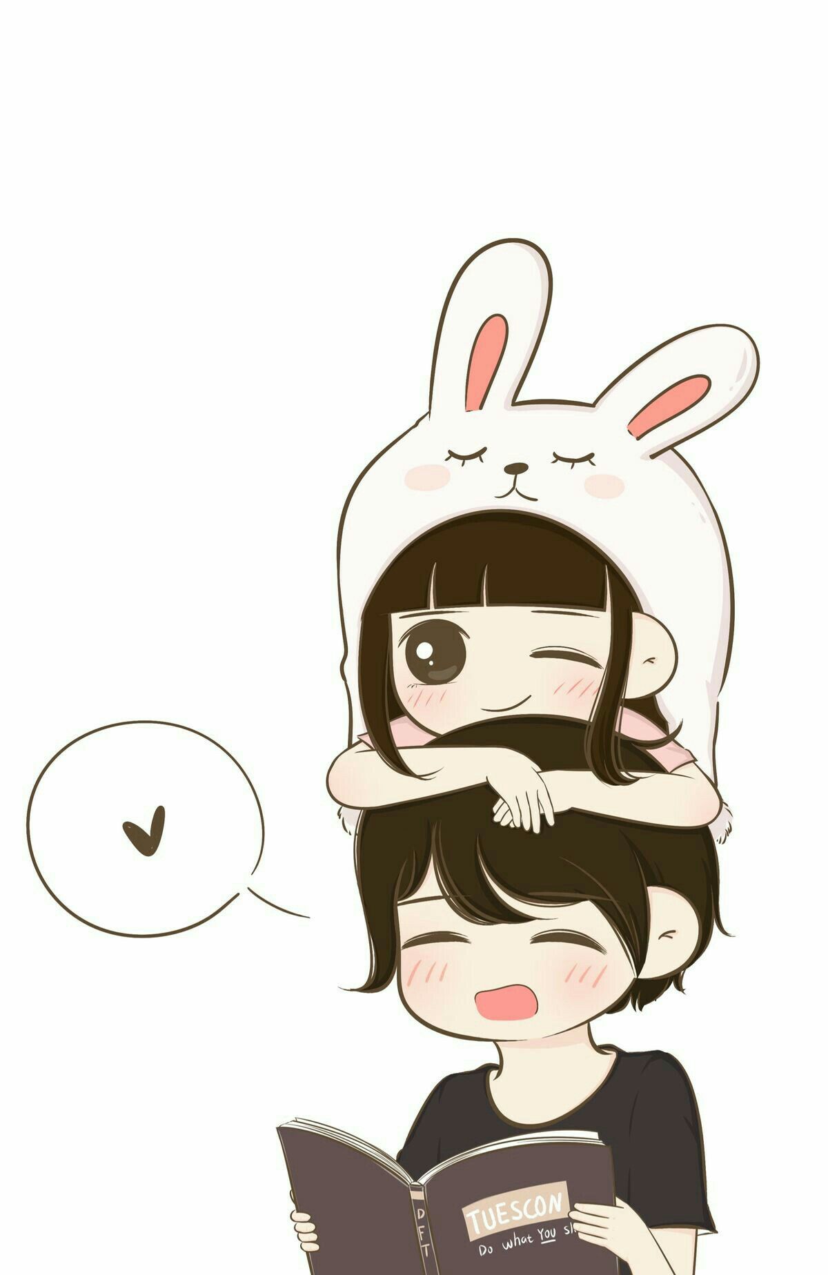 Love Couple Cute Anime Wallpaper On