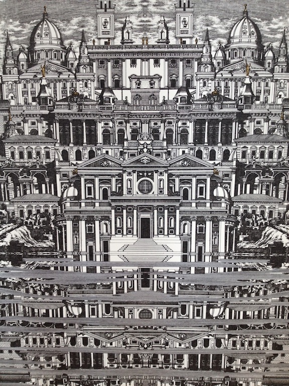  wallpaper as art This wallpaper and other beautiful Fornasetti