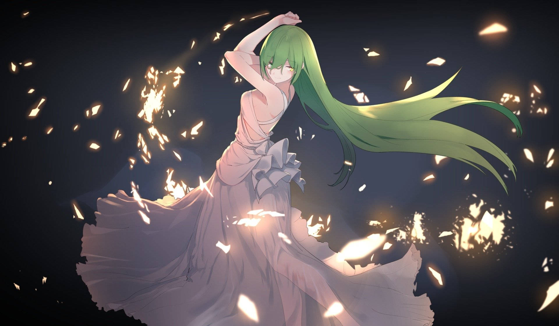 Dancing Girl Animation Wallpaper