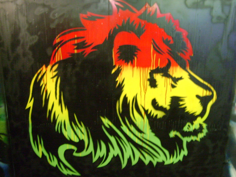 Rasta Lion Wallpaper Rasta lion by chrisnoomznewman