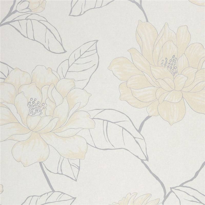  Cream Grey White   75013   Florine   Amilie   Harlequin Wallpaper