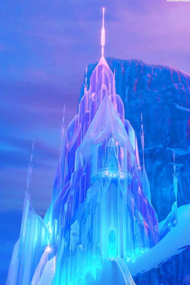 Wallpaper Ice Castles Elsa Frozen