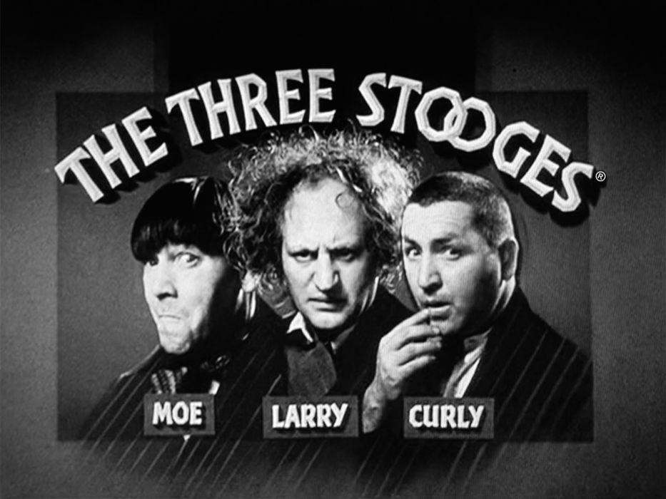 Three Stooges Edy Series Vaudeville Vintage Wallpaper