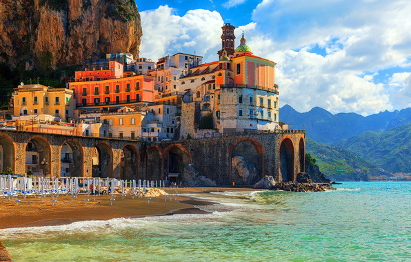 Positano Amalfi Italy Salerno Sea Coast
