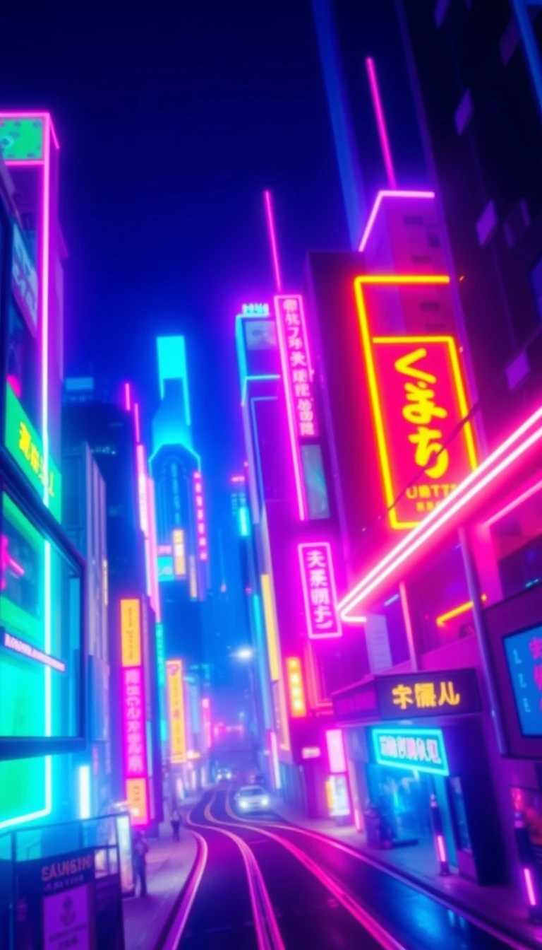 Neon 4k Phone Wallpaper