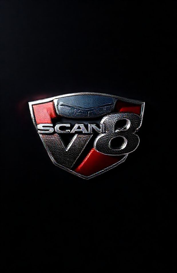 Scania V8 Logo Wallpaper
