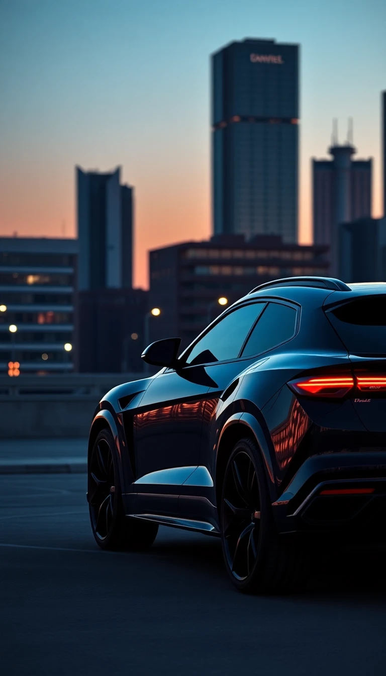 Lamborghini Urus Black Wallpaper
