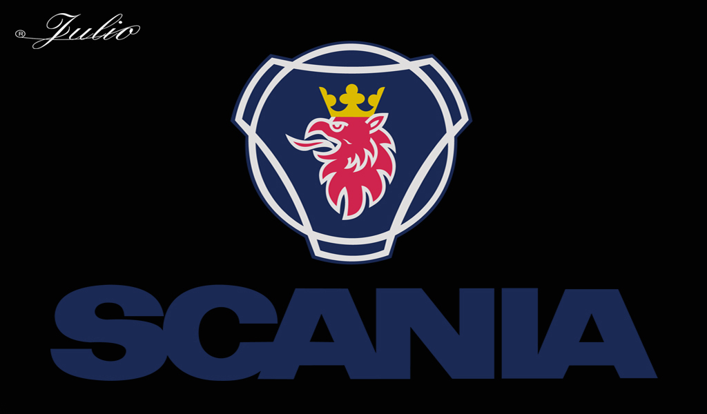 Scania V8 Logo Vector Logodesignfx