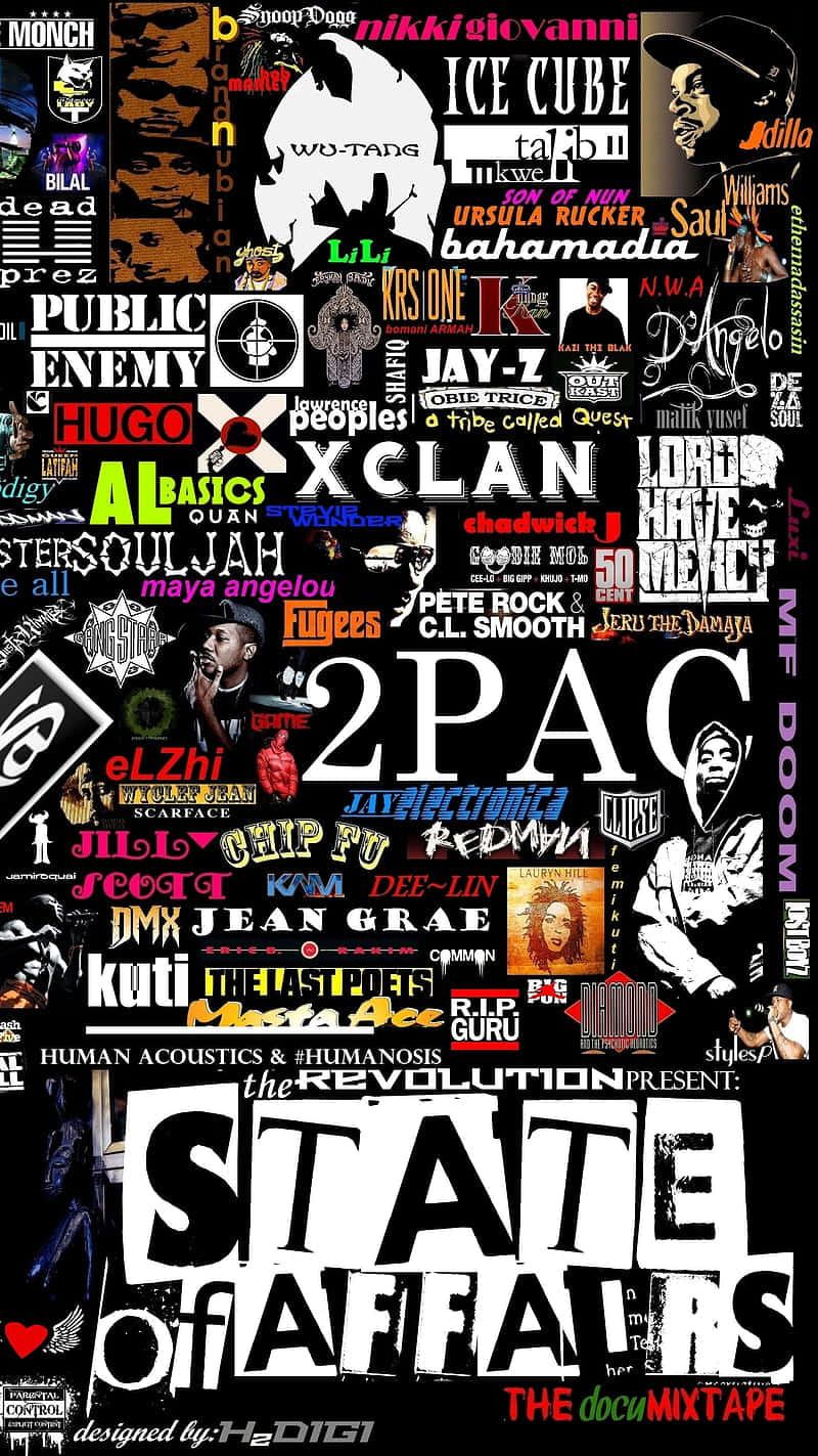Rapper Collage Wallpaper