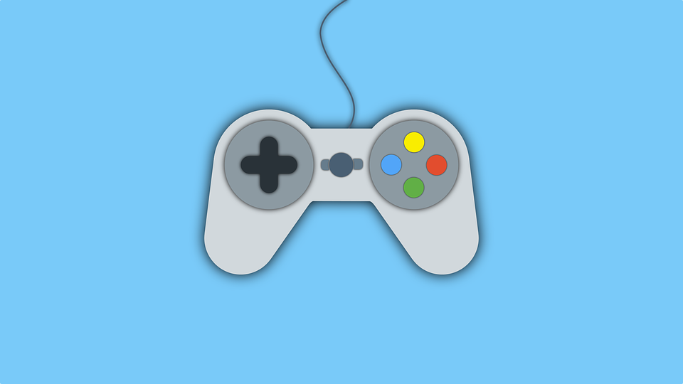 Joystick Video Game Wallpaper Vector Graphic On