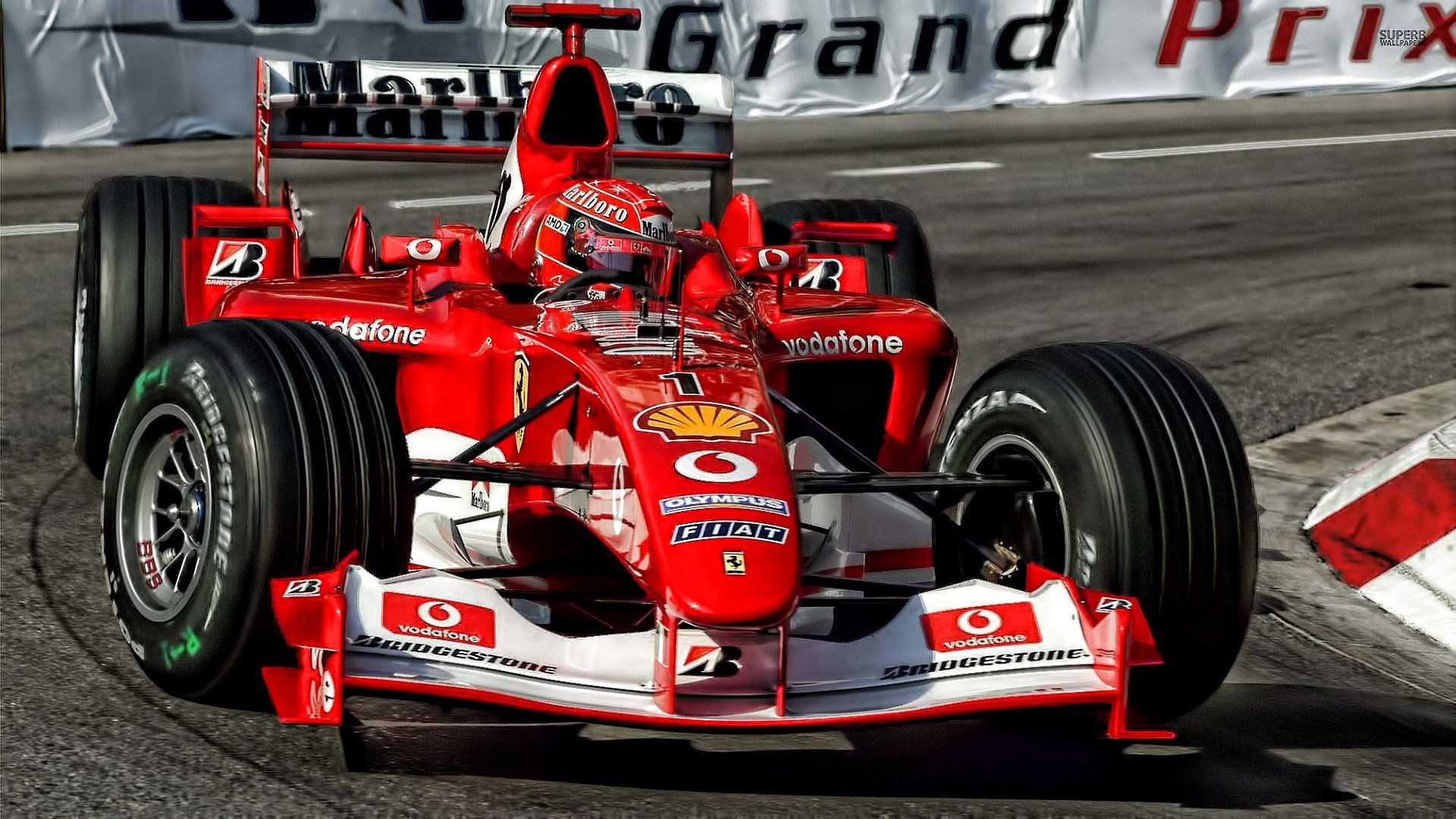 Formula Ferrari F1 Michael Schumacher Monaco Wallpaper HD
