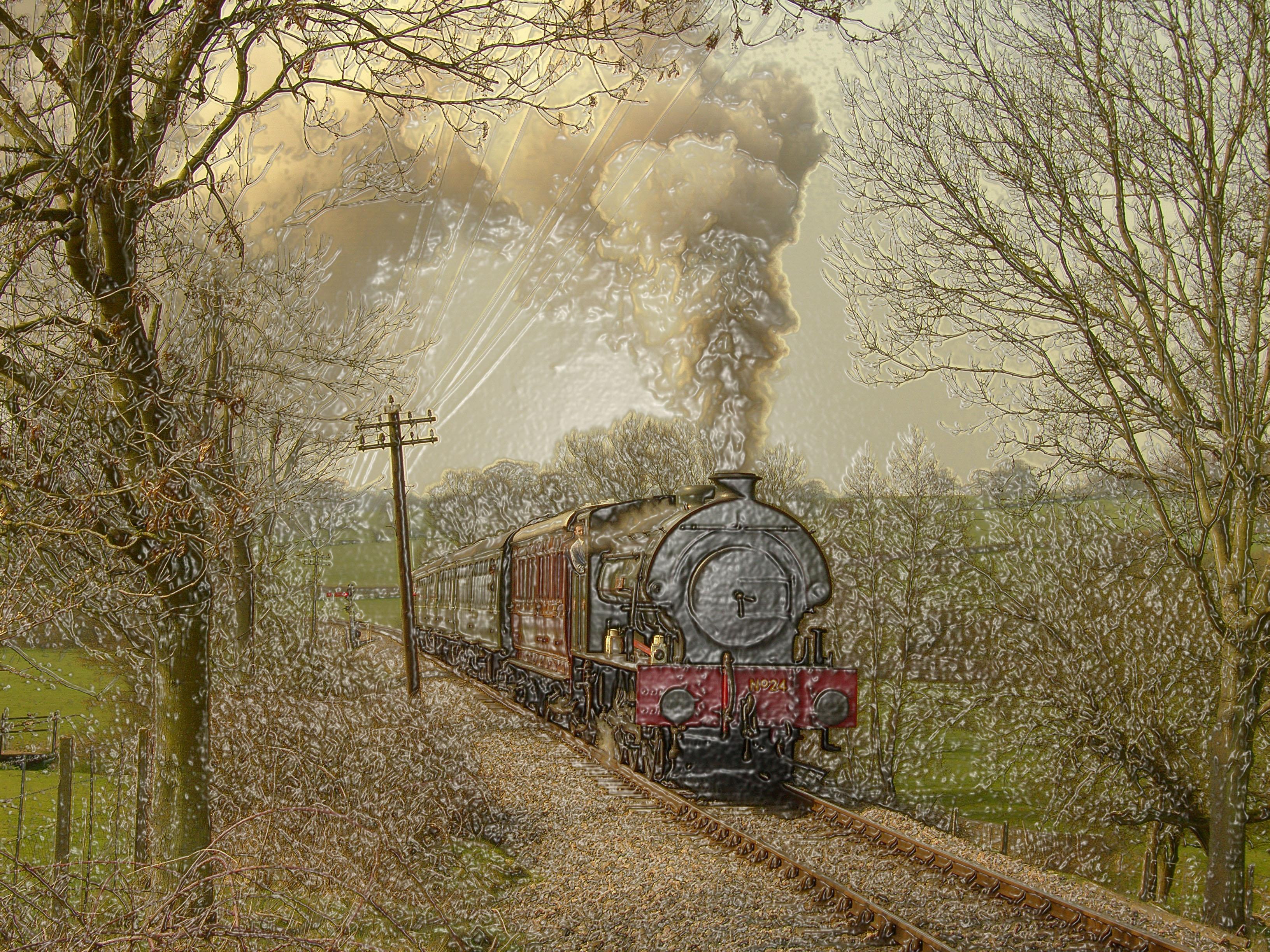 Steam Train Wallpaper HD Desktopinhq