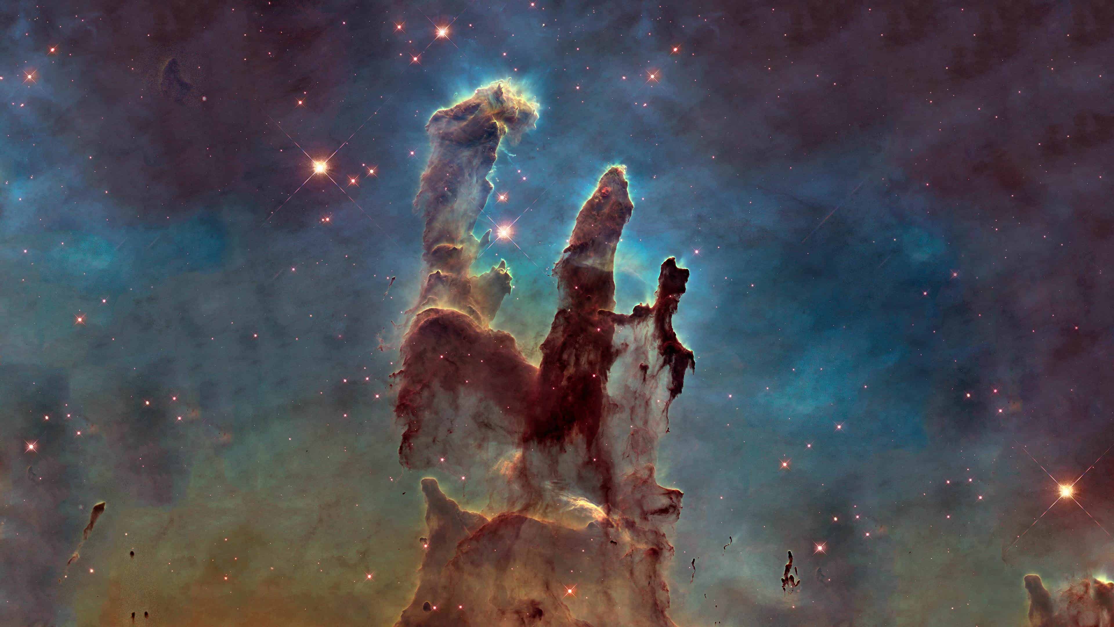 Eagles Nebula Pillars Of Creation UHD 4k Wallpaper