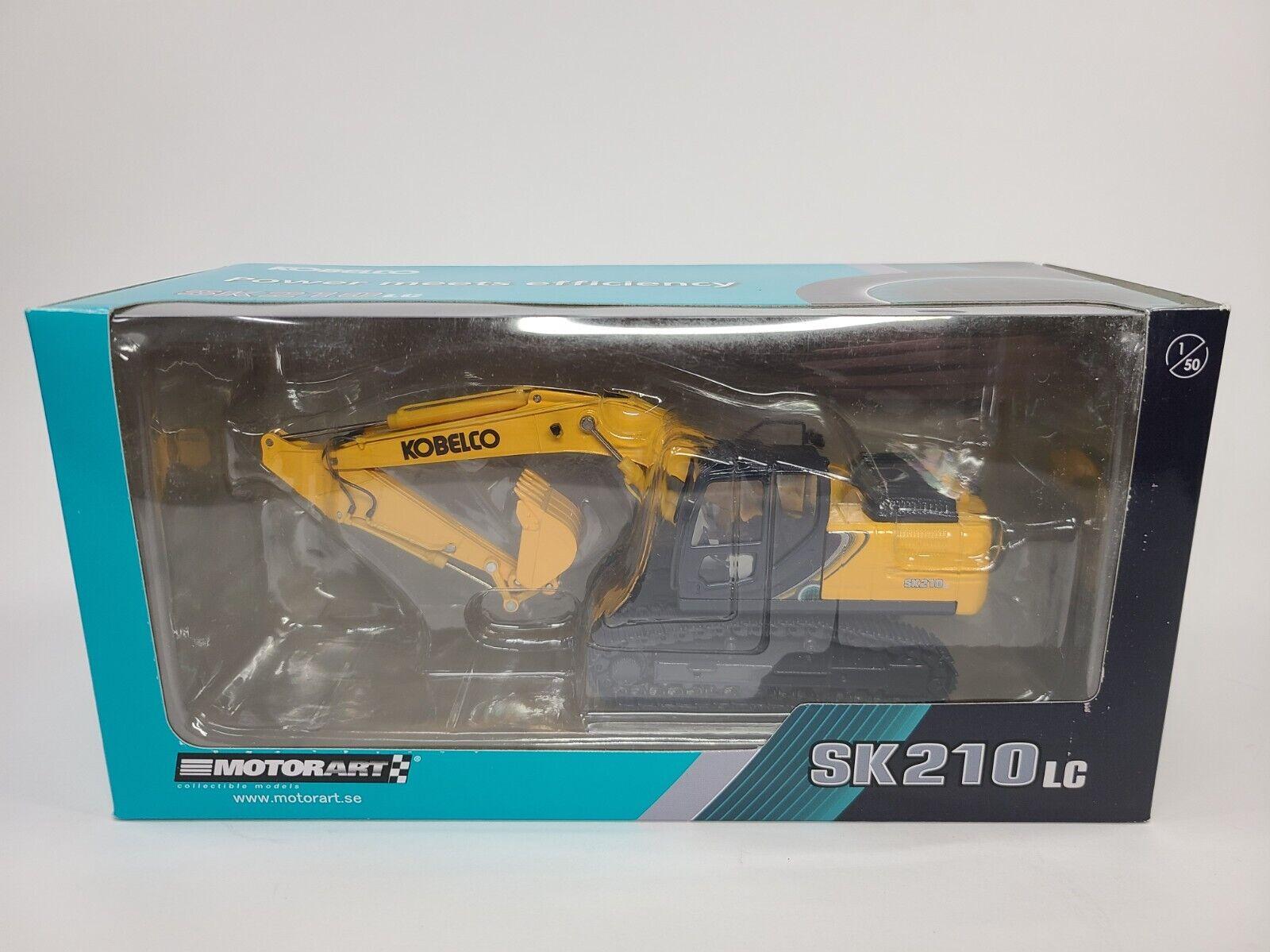 Kobelco Sk210lc Excavator Yellow Motorart Scale Model