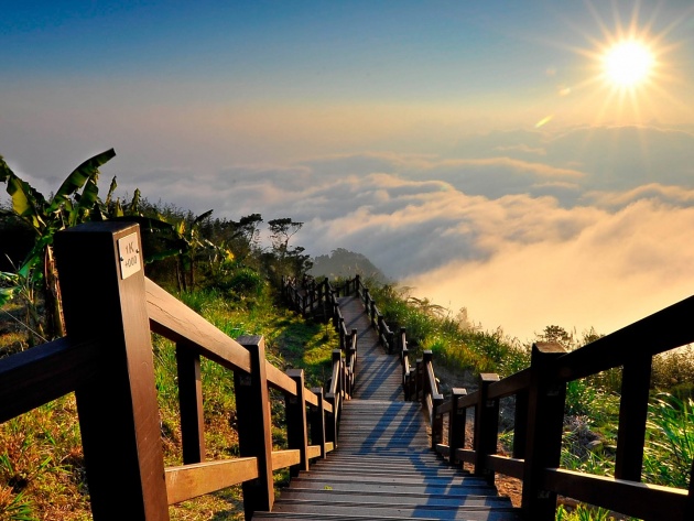 Wallpaper Stairway To Heaven Yushan National Park Photos And