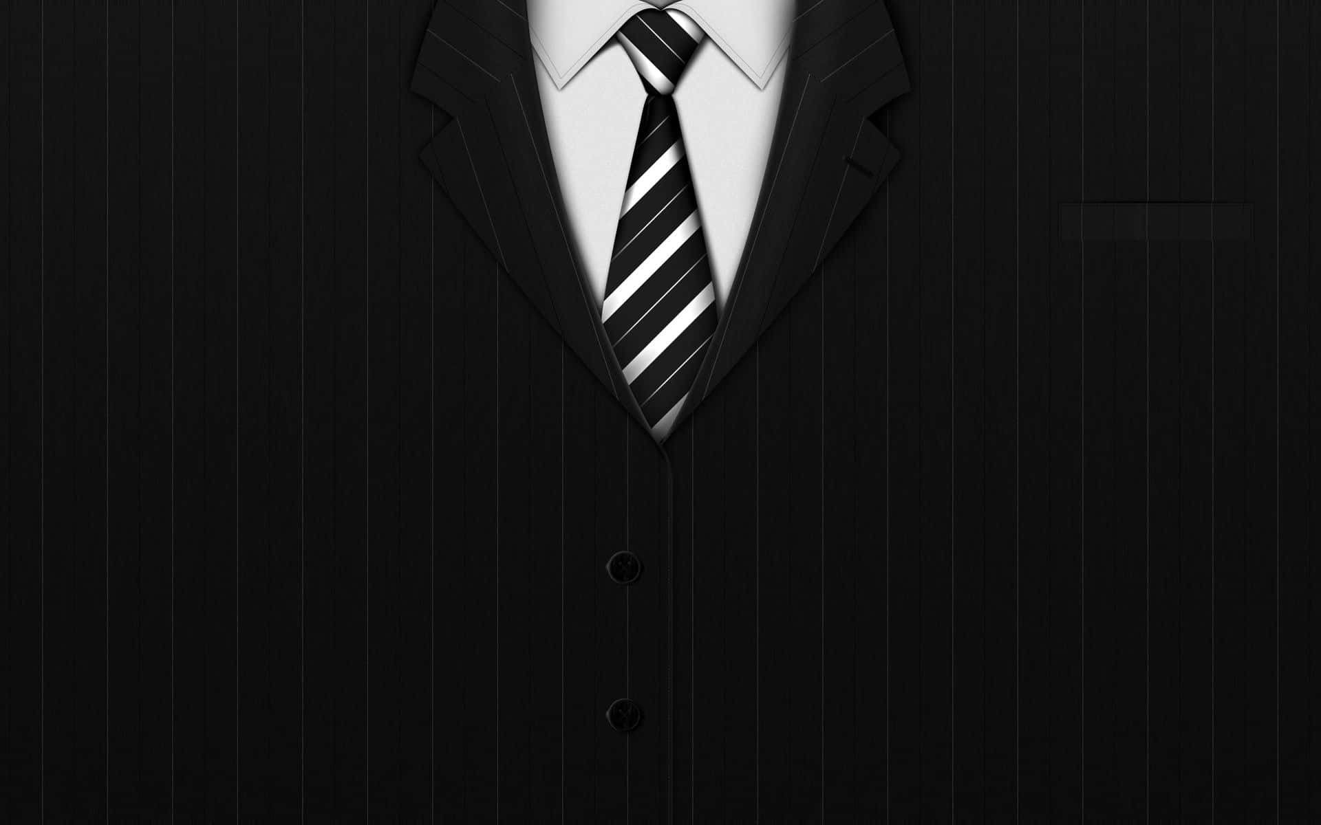 Black And White Men Suit Aesthetic Wallpaper