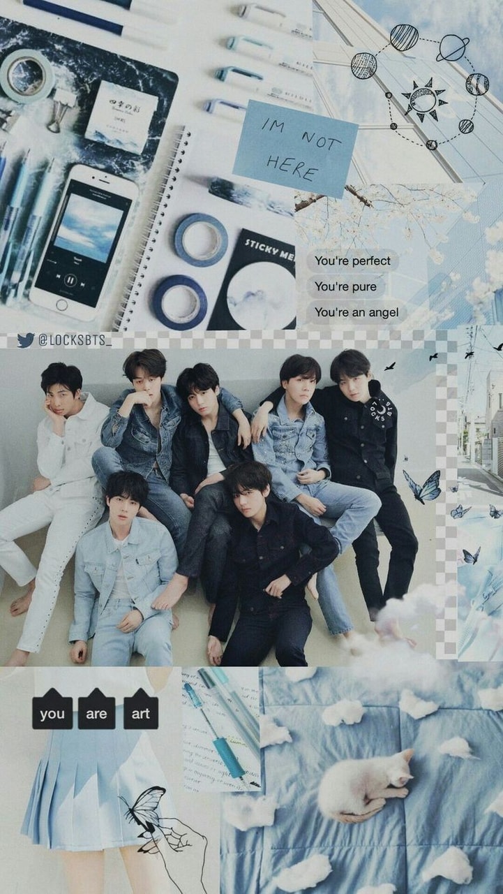BTS collage Wallpaper shared by mielzados on We Heart It 721x1280