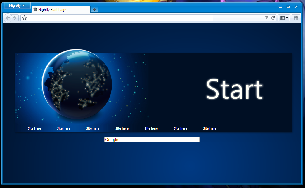 mozilla firefox start page keeps coming up