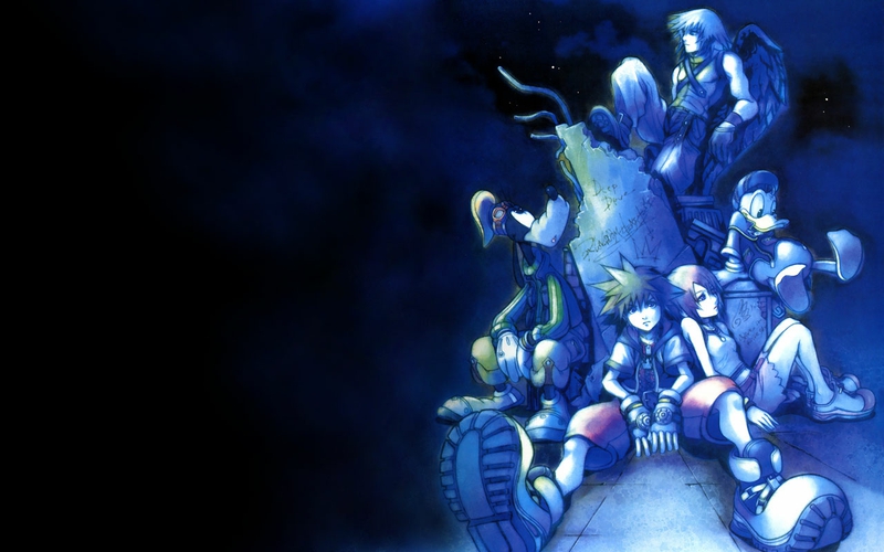 Blue Kingdom Hearts Wallpaper Video Games HD