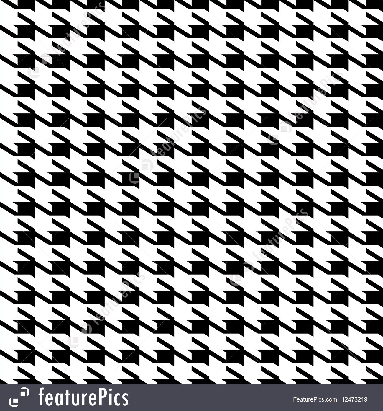 Houndstooth Seamless Background