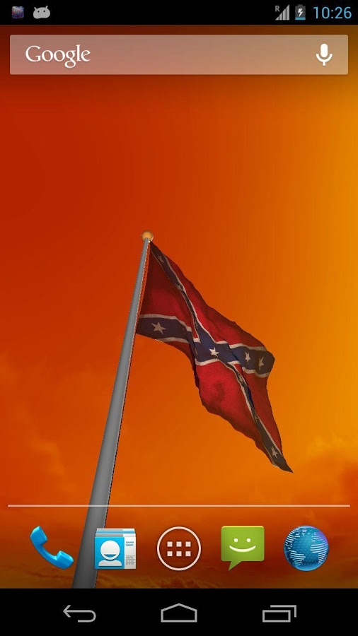 brand new real 3D Rebel Flag Live Wallpaper which you can view in