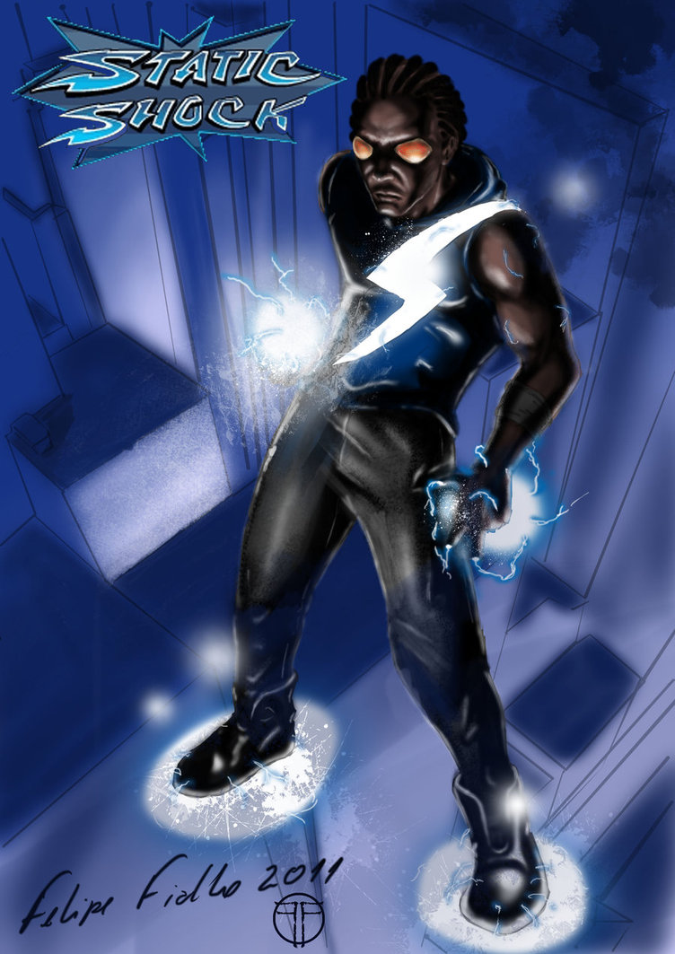 Static Shock Redesign By Fialhorn