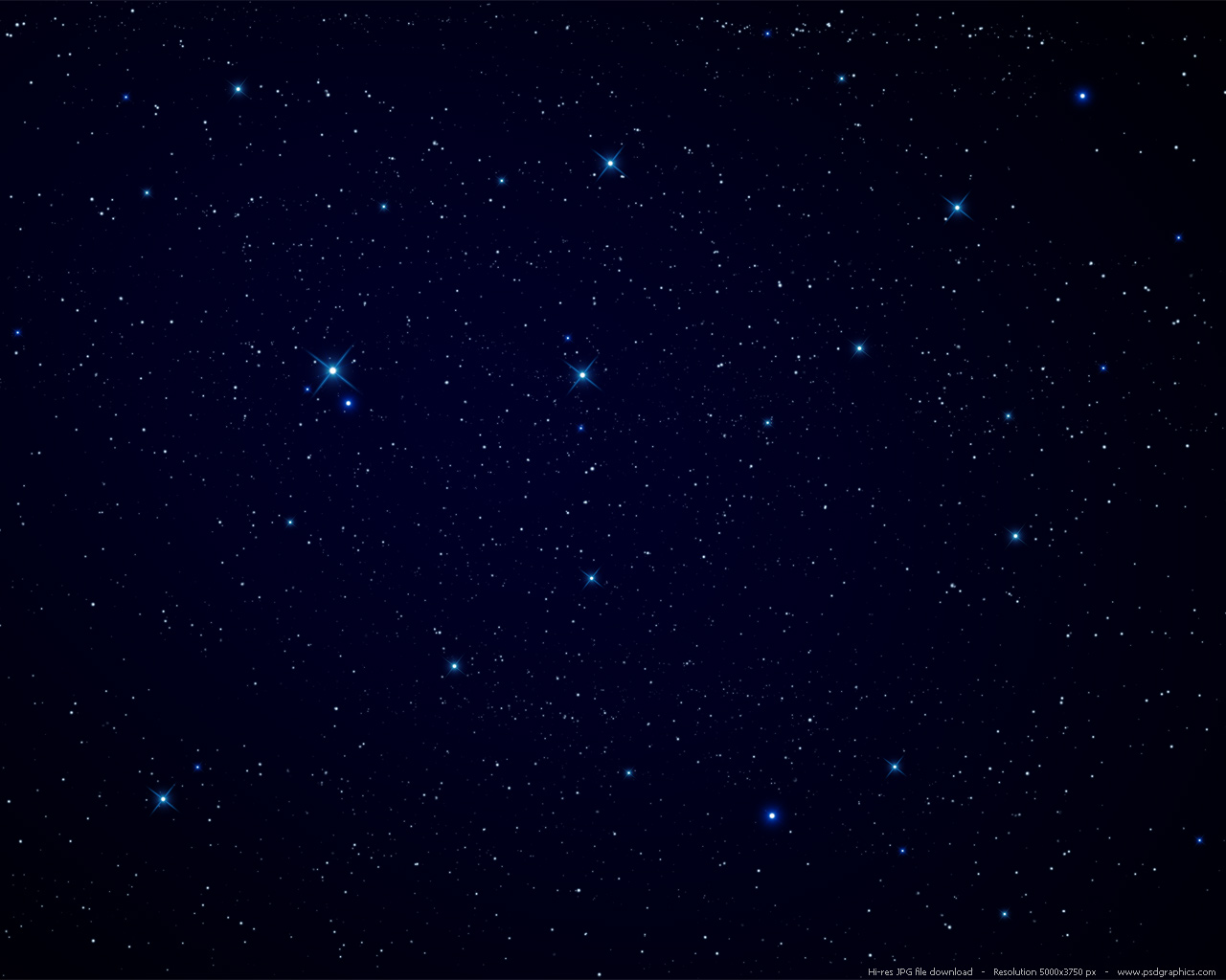 Large preview 1280x1024px Night sky stars